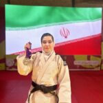 کسب مقام سوم مسابقات کشوری توسط کژال سیلانی بانوی جودوکار استان مرکزی