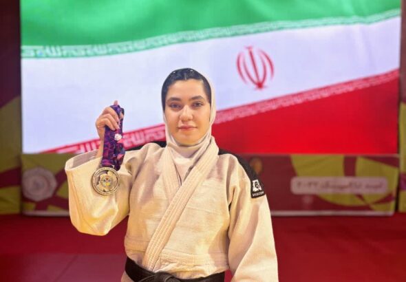 کسب مقام سوم مسابقات کشوری توسط کژال سیلانی بانوی جودوکار استان مرکزی